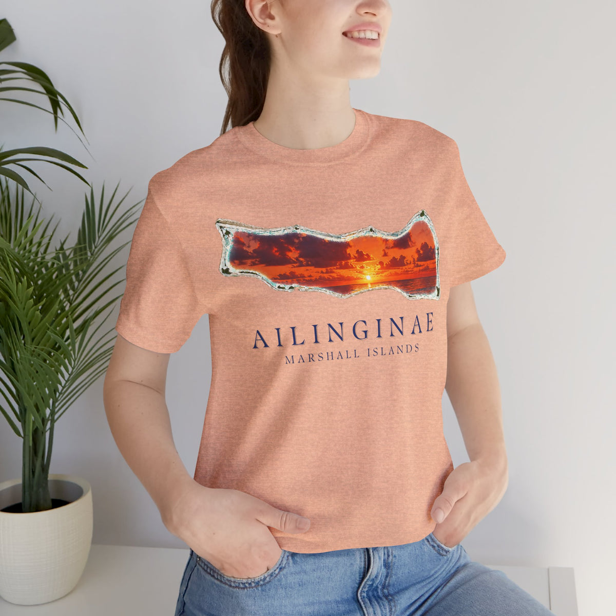 AILINGINAE Orange Sunset Unisex T-Shirt