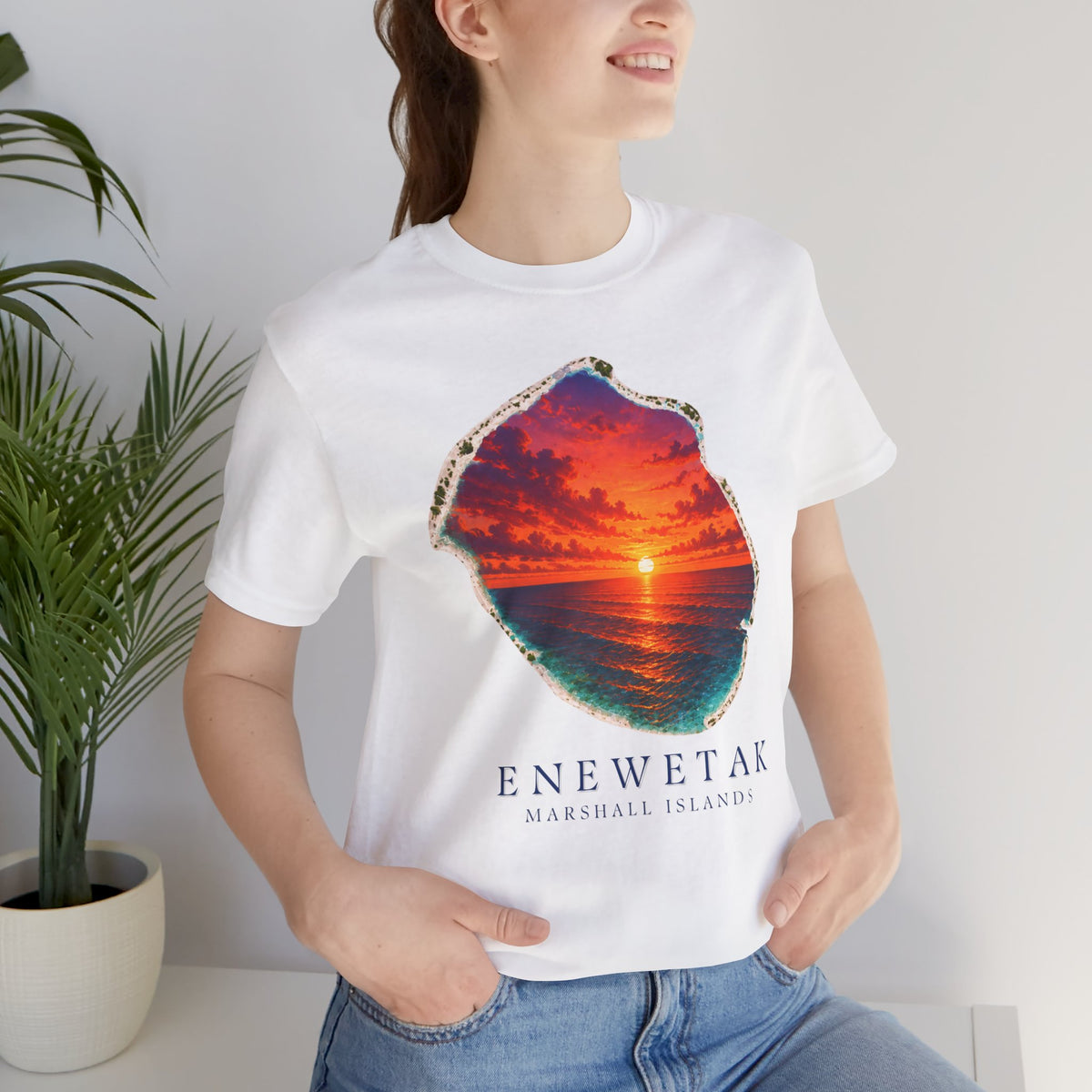 ENEWETAK Orange Sunset Unisex T-Shirt