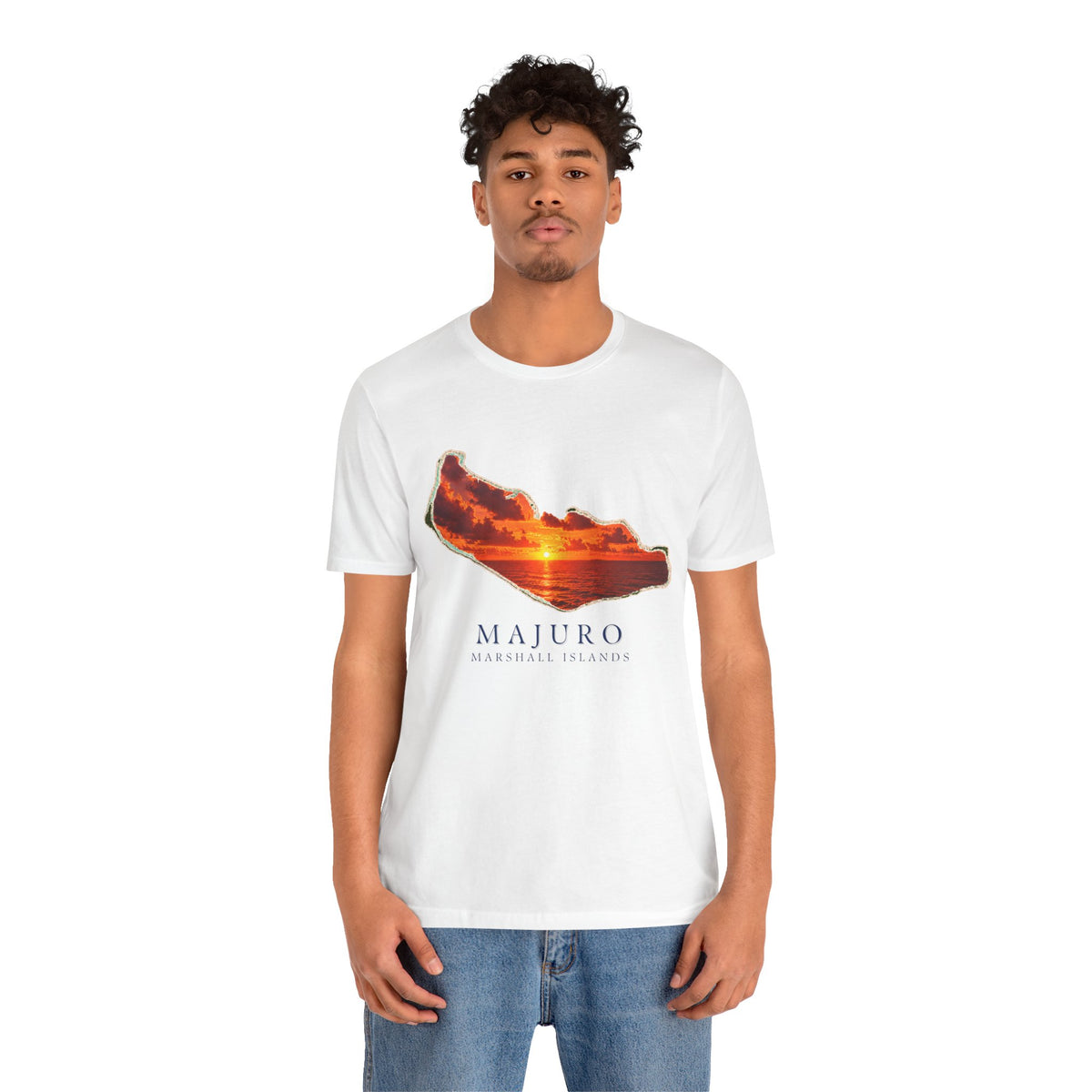 MAJURO Orange Sunset Unisex T-Shirt