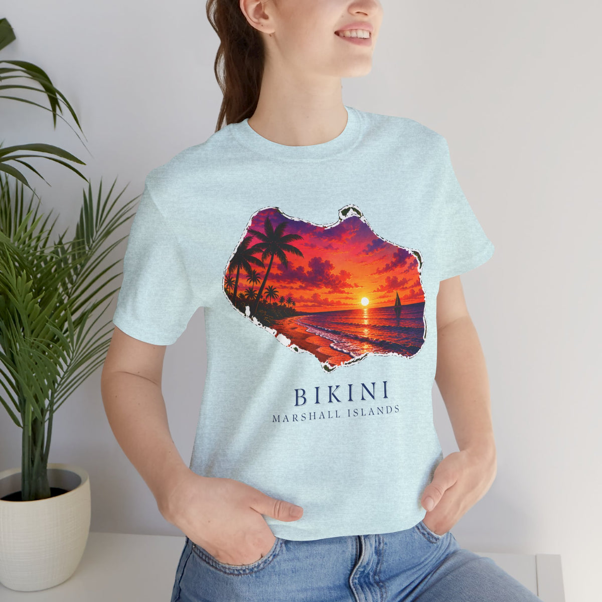 BIKINI Orange Sunset Unisex T-Shirt