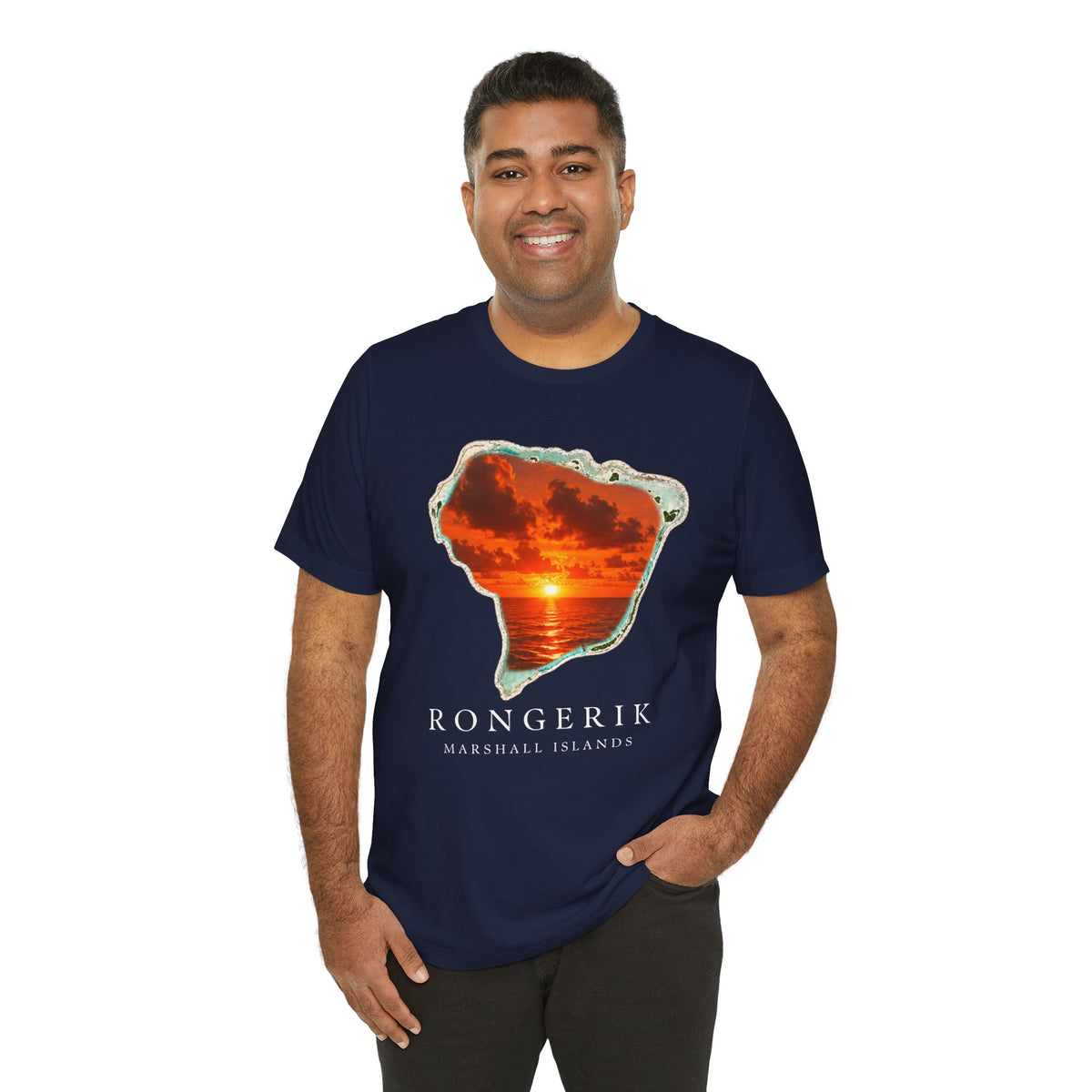 RONGERIK  Orange Sunset Unisex T-Shirt