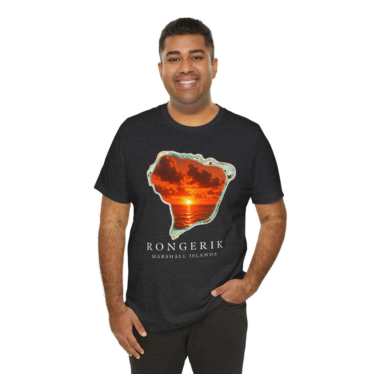 RONGERIK  Orange Sunset Unisex T-Shirt