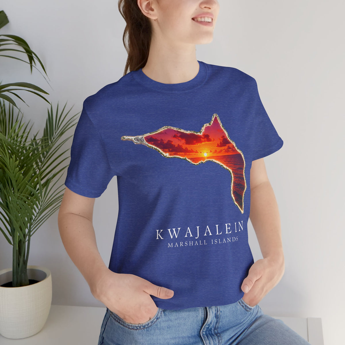 KWAJALEIN  Orange Sunset Unisex T-Shirt