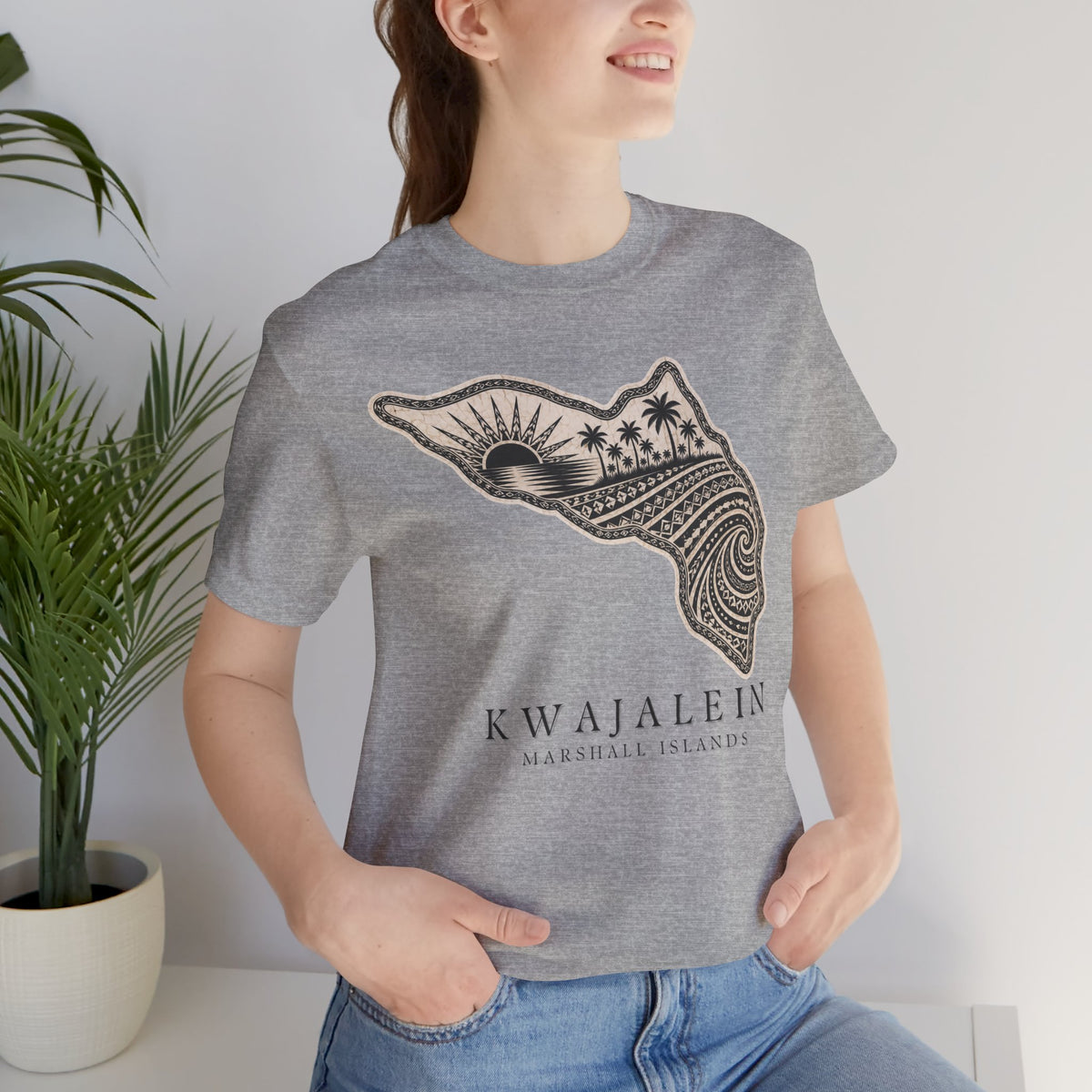 KWAJALEIN Tribal Sun Unisex T-Shirt