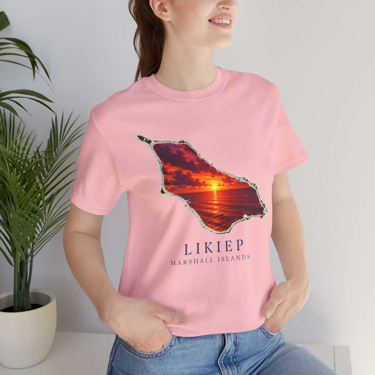LIKIEP Orange Sunset Unisex T-Shirt