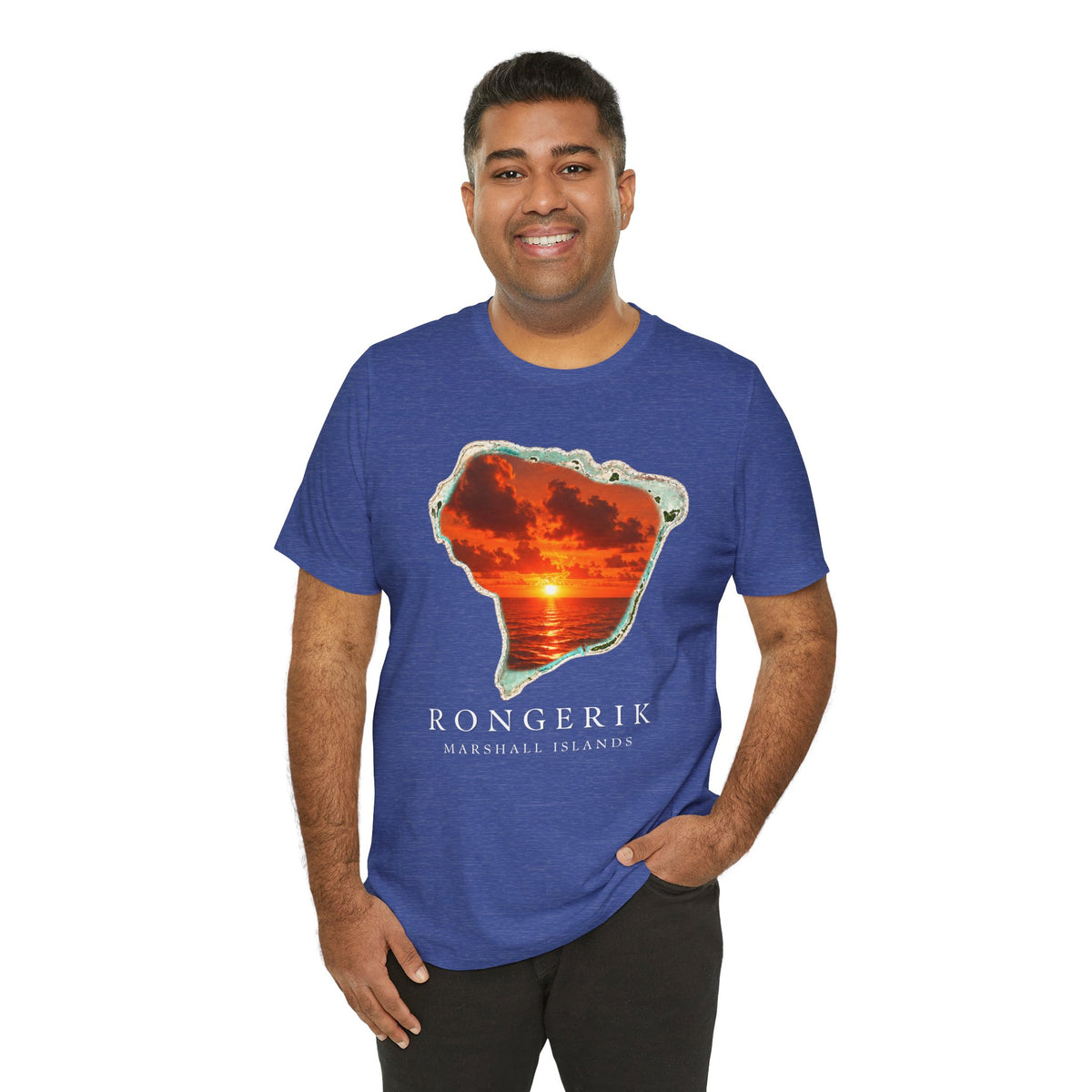 RONGERIK  Orange Sunset Unisex T-Shirt