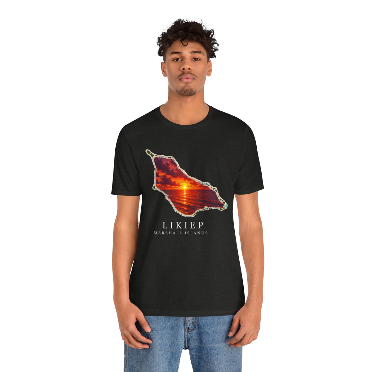LIKIEP Orange Sunset Unisex T-Shirt
